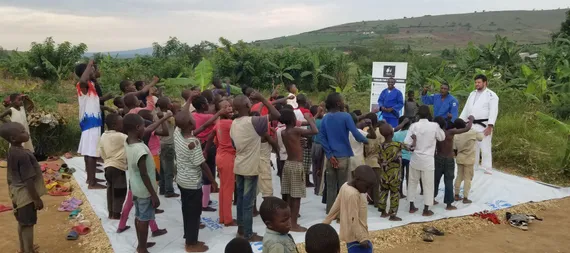 Judotrainer König in Uganda